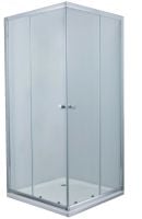 Primaster Eckdusche Easy-5 Schiebetür 90 x 90 cm Klarglas chrom