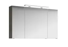 Pelipal Spiegelschrank Fokus 4010 Graphit Struktur quer, Breite 1200 mm