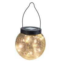 TrendLine LED Solarleuchte Kugel hängend 12 cm