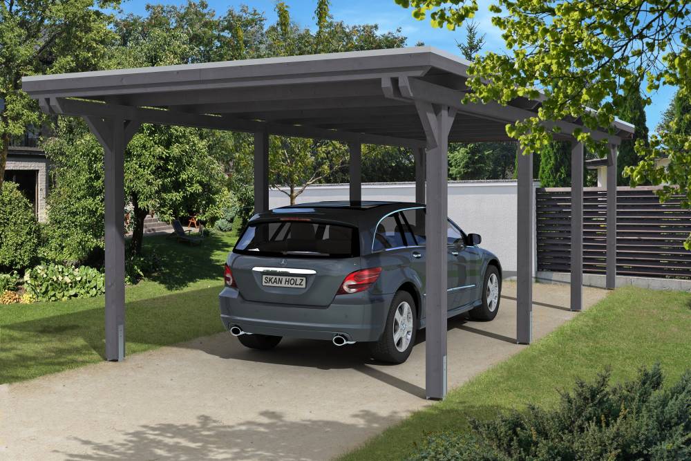 SkanHolz SKAN HOLZ Carport Emsland 354 x 846 cm mit Aluminiumdach GLO784102694