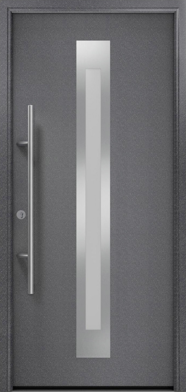EcoStar Haustür ISOPRO Secur IPS 770S RC2 anthrazit metallic 110 x 210 cm