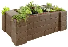 Kann Hochbeet-Set 6 Garten 230 x 150 x 85 cm braun