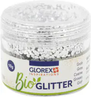 Glorex Glitter grob silber 10 g