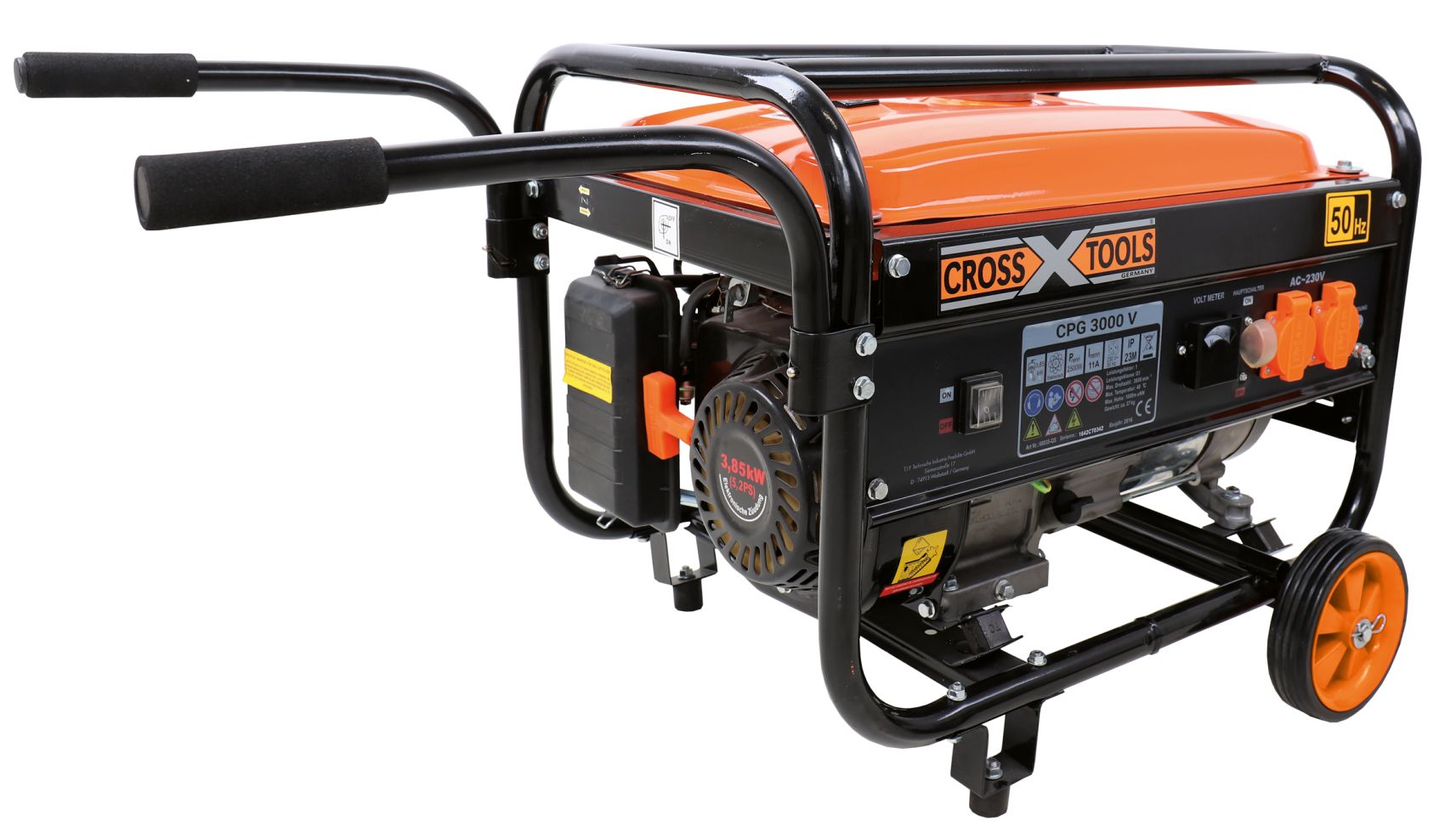 Cross Tools Stromerzeuger CPG3000 3850 W Benzin
