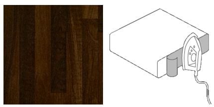 Getalit Umleimer Butcherblock-Optik Noce 65 cm mit Schmelzkleber - Bild 1 von 2