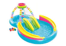 Intex Planschbecken Rainbow Funnel Play Center 295 x 191 x 109 cm