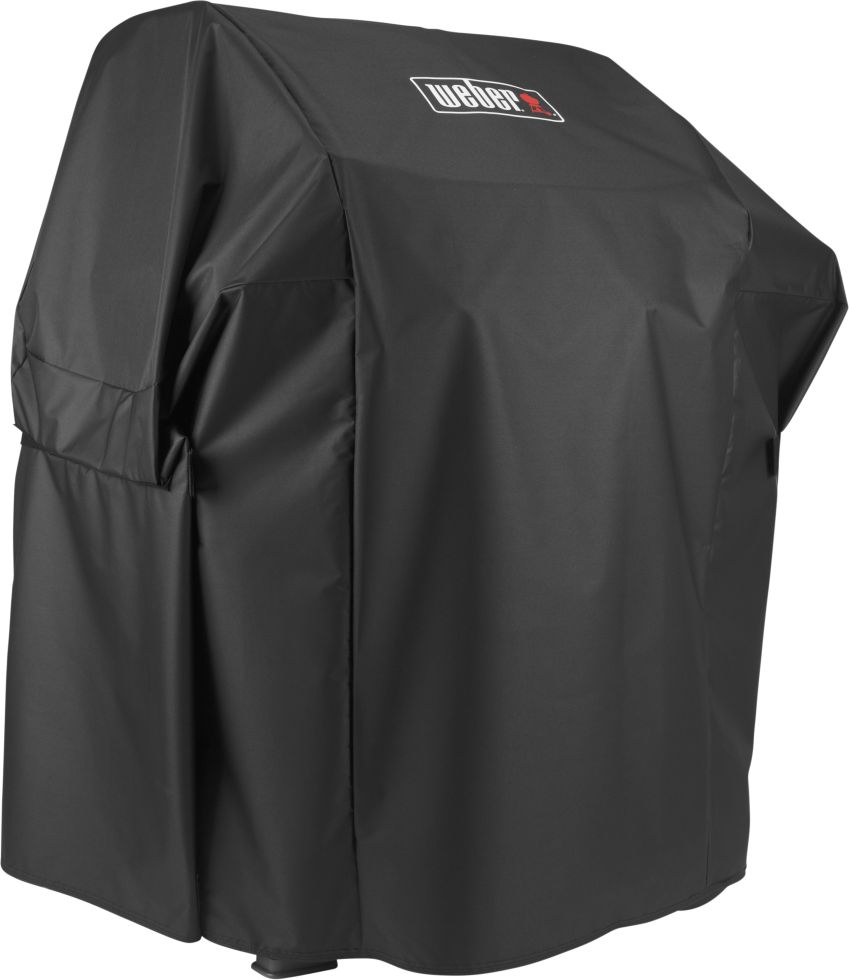 Weber Abdeckhaube Luxus Für Spirit-210-Serie (ab 2013) – Schwarz, Wasserbeständig & Mit Klettbändern