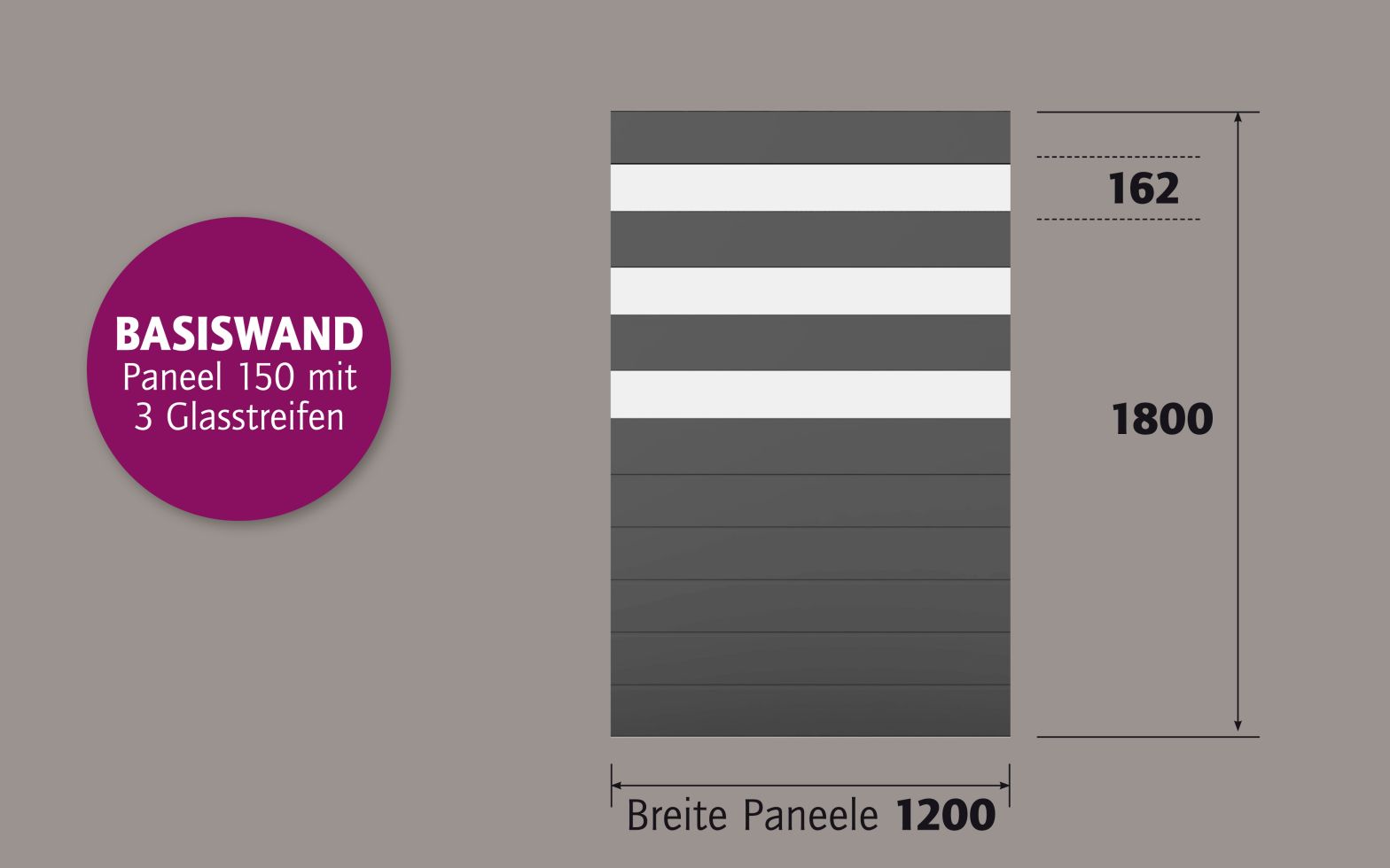 Cortenstaal schutting H paneel V 180 x 47,5 cm