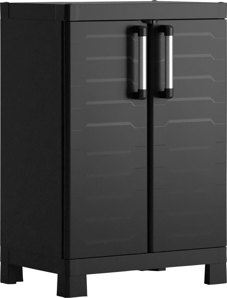 Keter Kunststoffschrank Detroit niedrig 65 x 45 x 97 cm kaufen Globus