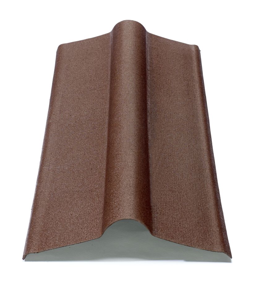 Onduline Firsthaube Ondalux 100 x 18 cm braun