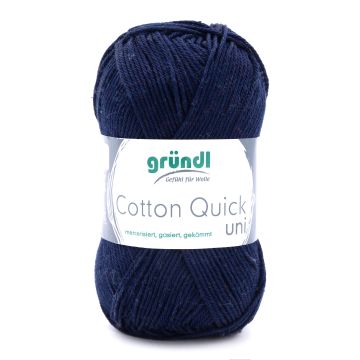 Gründl Lana Cotton Quick Mini Shades of Green Set per lavorare a maglia e all'uncinetto, 10 x 15 g, 100% cotone, 15 g/37 m, verde