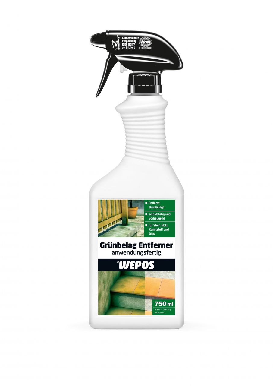 Wepos Grünbelagentferner 750 ml GLO650150594