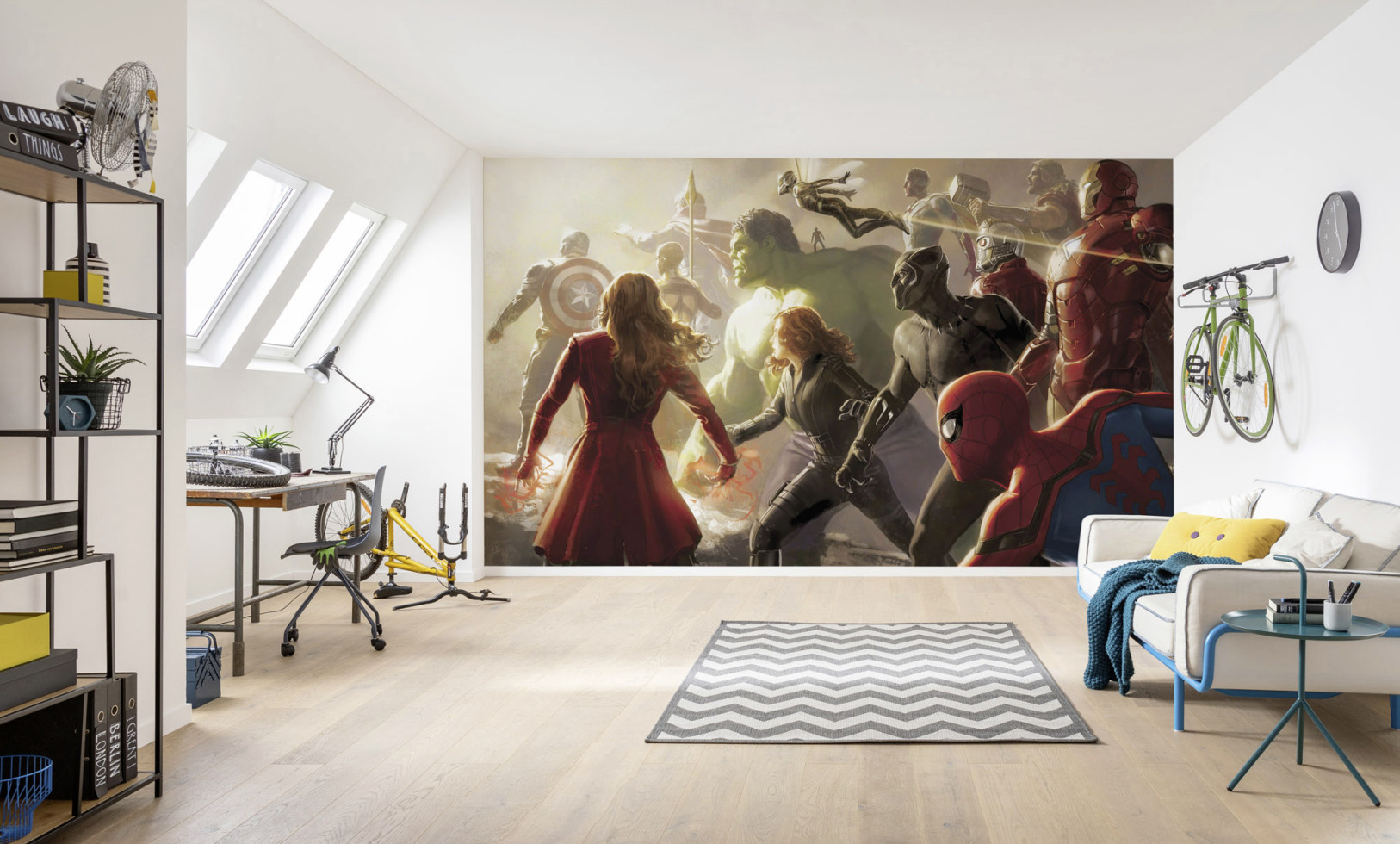 Fotobehang - Avengers Superpower 200x280cm - Vliesbehang