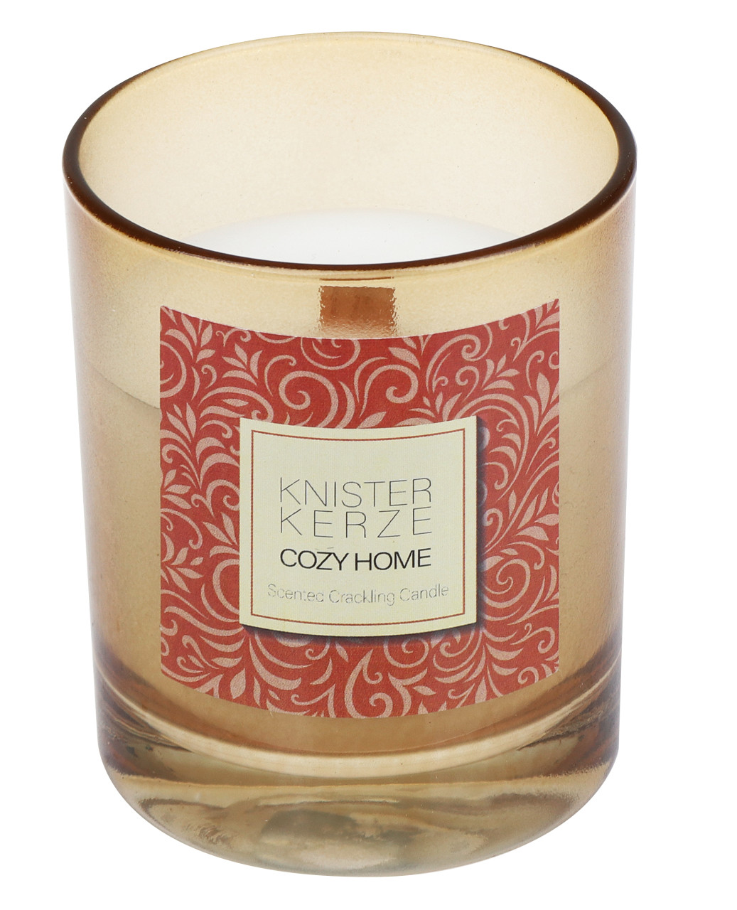 Steinhart Kerzen Steinhart Knisterkerze mit Duft Cozy Home Ø 6,5 x 7,9 cm im Glas sand GFM31ba5a8a6