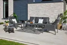 Primaster Aluminium Lounge Möbelset Cervia inkl. Kissen
