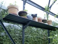 Vitavia Aluwandregal 122 x 15 cm smaragd