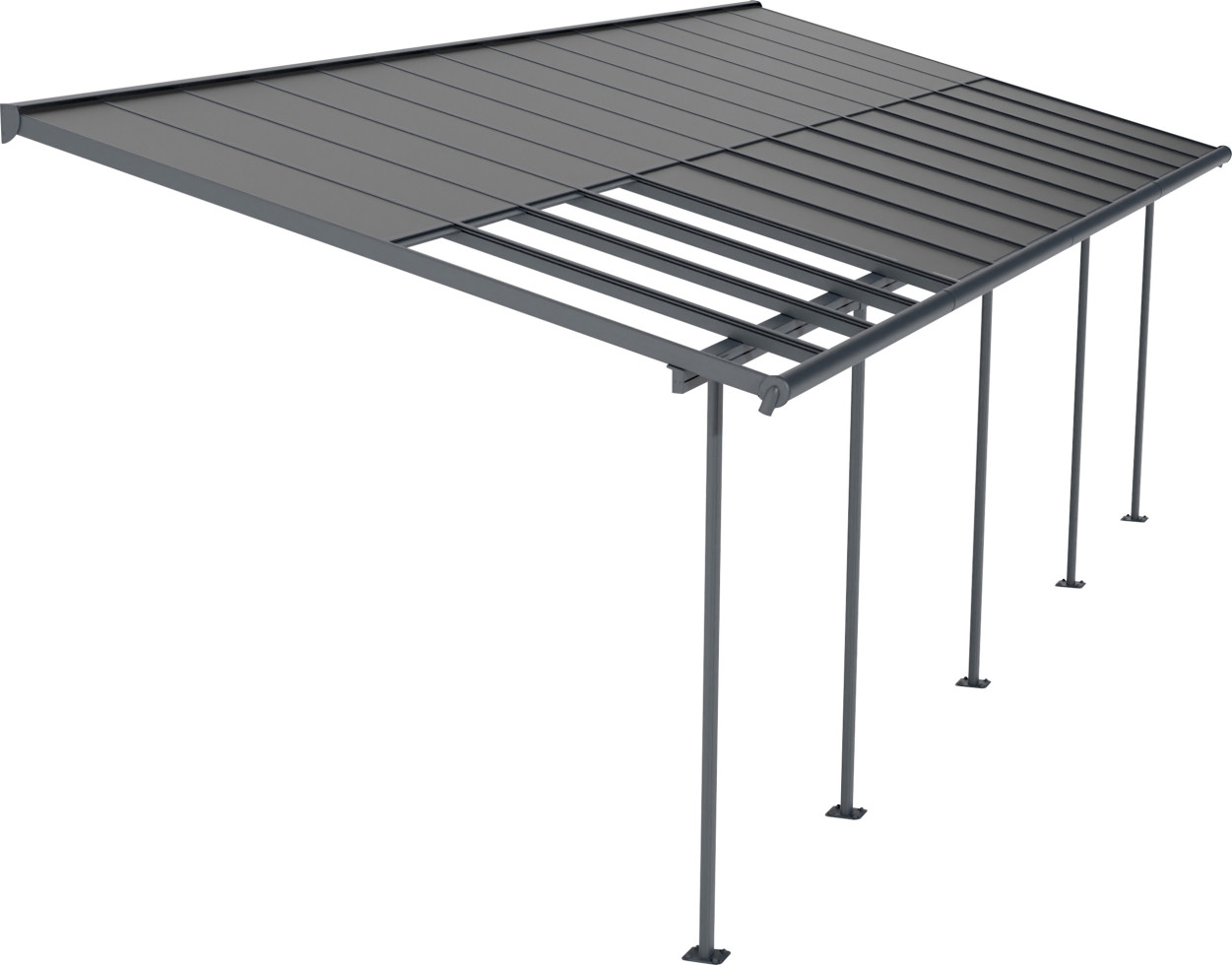 Canopia Terrassenüberdachung Sierra Cabrio 860 x 295 cm grau