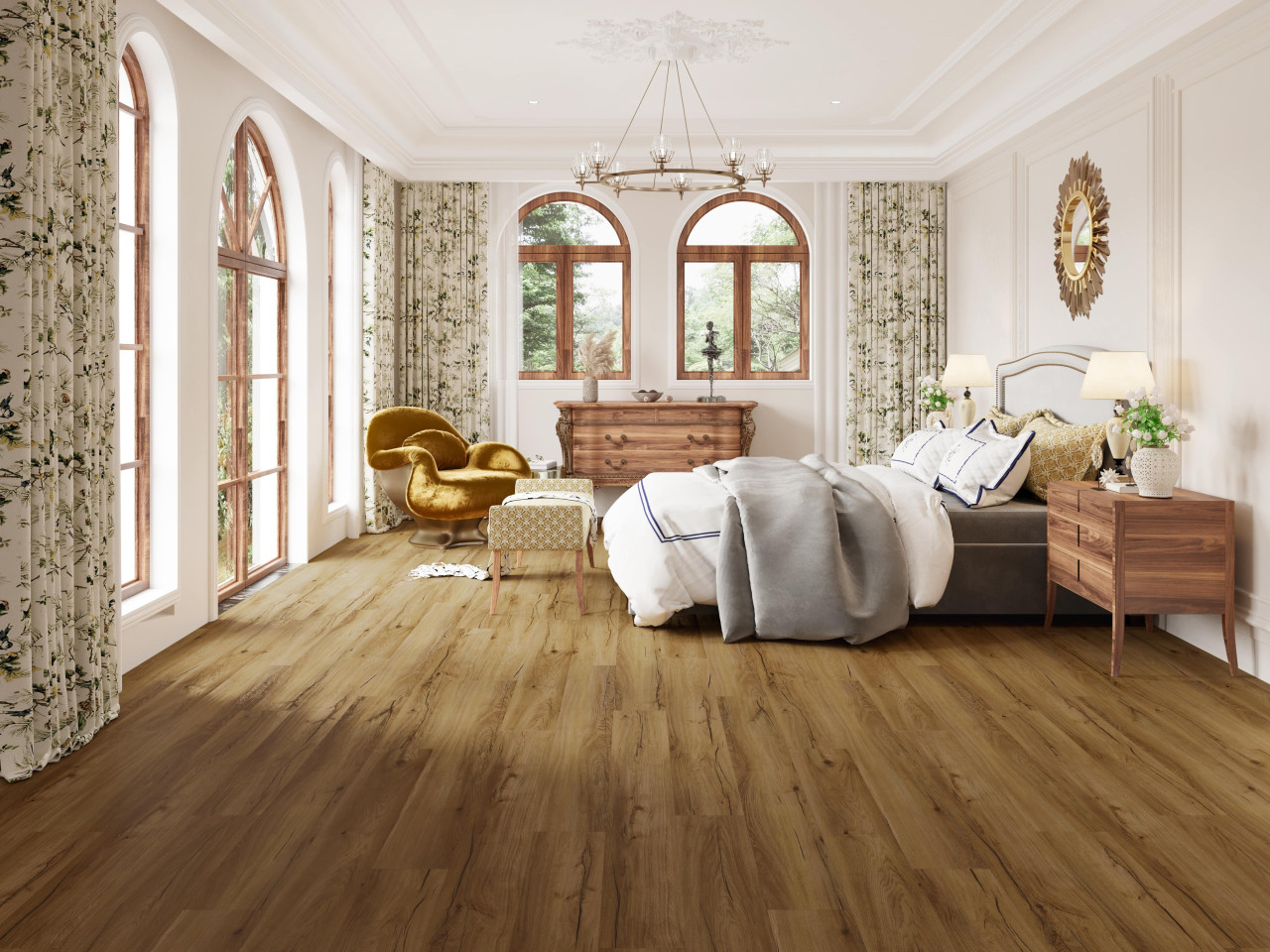 Decoflooring Vinylboden Eiche Bordeaux