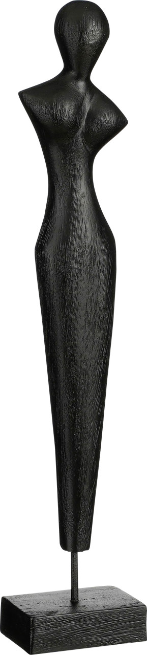 Mica Dekorationobjekt Penang schwarz Mangoholz 53 cm
