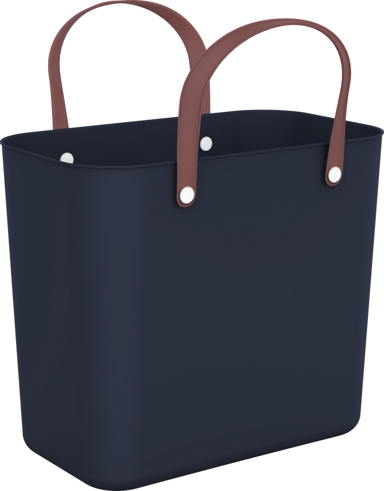 Rotho Einkaufskorb 25 L Albula midnight blau