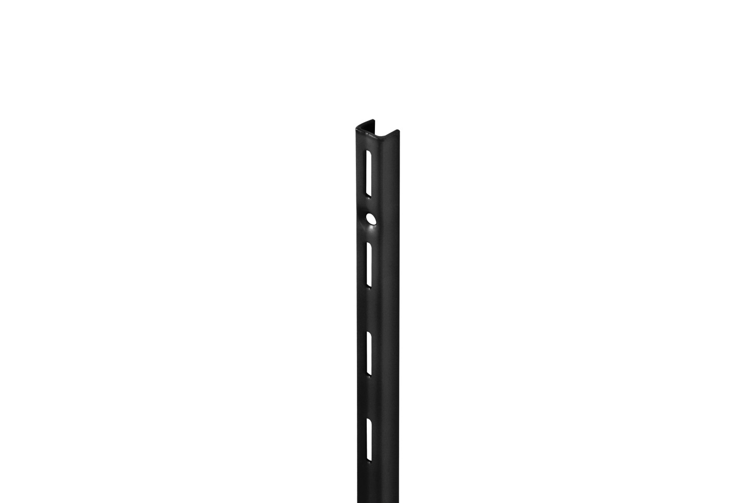 Dolle Wandschiene 1-Reihig 200 cm schwarz Metall