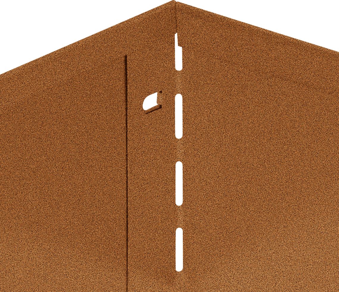 Bellissa Rasenkante Corten 118 x 20 cm kaufen Globus Baumarkt