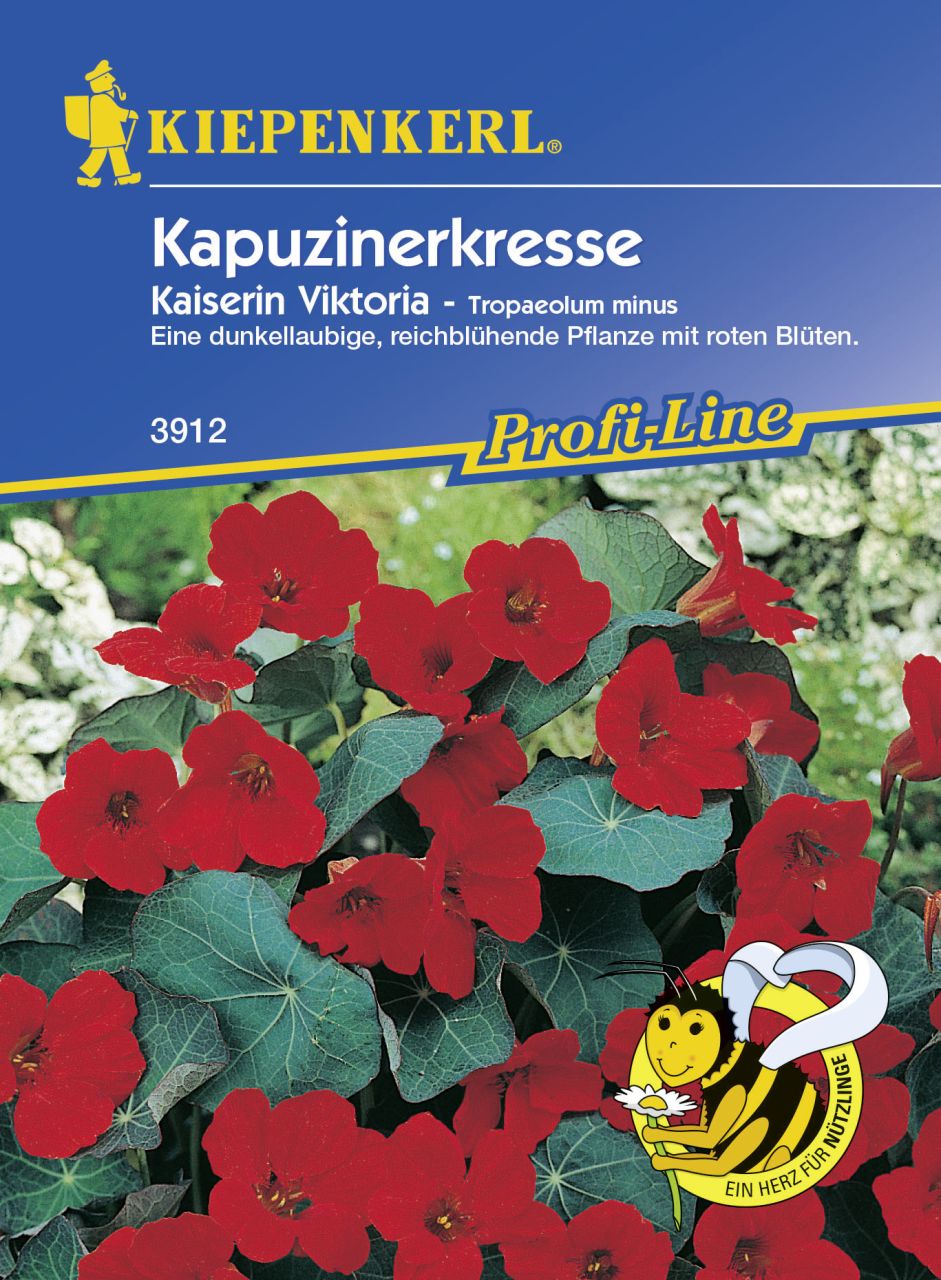 Kiepenkerl Kapuzinerkresse Kaiserin Victoria Tropaeolum minus, Inhalt: ca. 15 Pflanzen GLO693105869