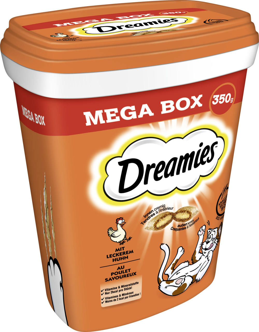 Dreamies Mega Box Katzensnack 350 g Huhn