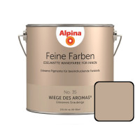 Alpina Feine Farben Wandfarbe No. 35 Wiege des Aromas - erlesenes graubeige 2,5 L