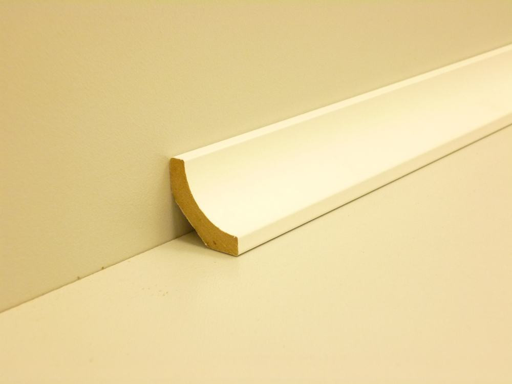 B.S. Bauprogramm Hohlkehlleiste 250 cm 24 x 24 mm weiß GLO780304036