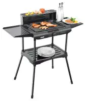 Unold Barbecue-Elektrogrill Vario 58565 schwarz, Standgrill, Tischgrill