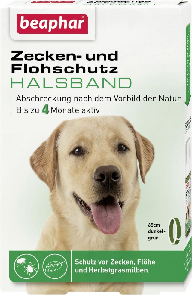 Beaphar Zecken- & Flohschutz Halsband für Hunde 65 cm