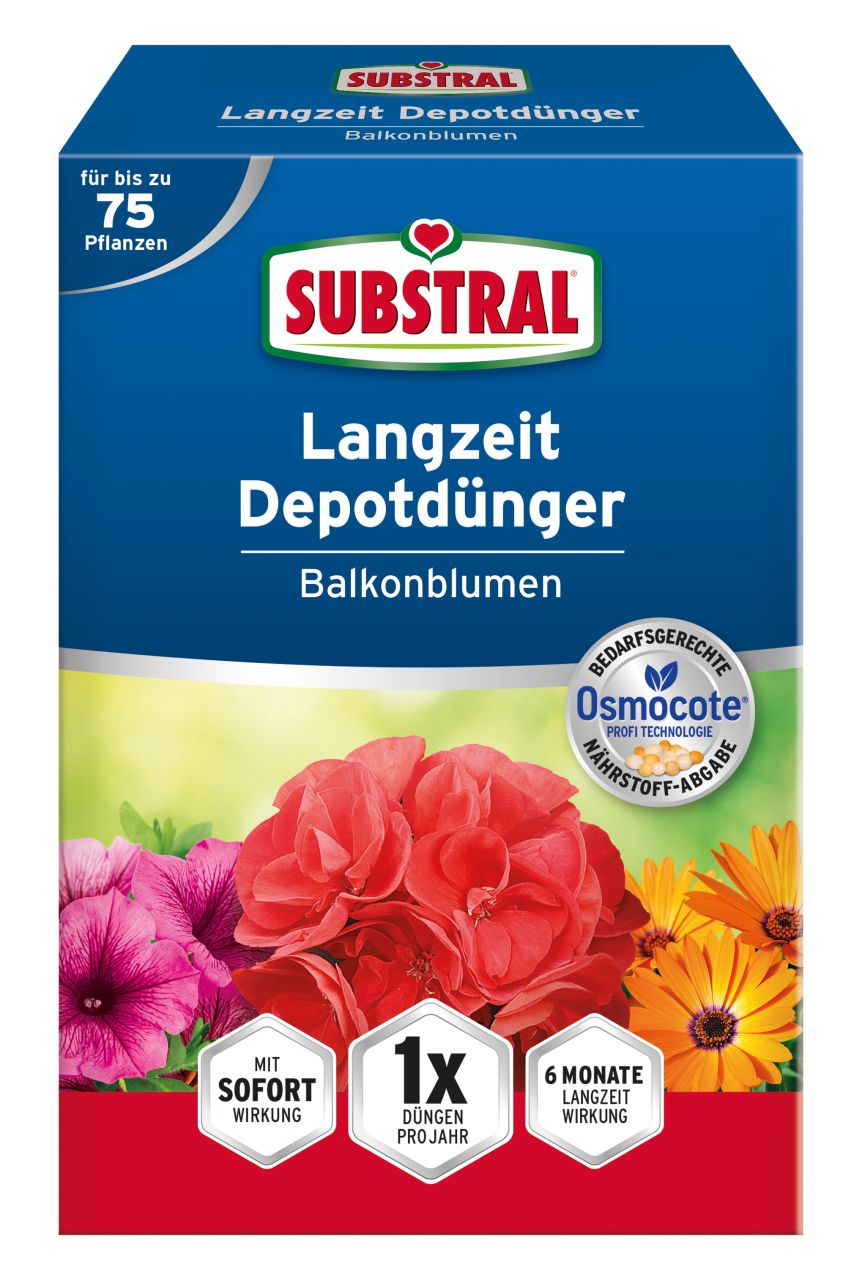 Substral Langzeit Depotdünger Balkonblumen 750 g GLO688301531