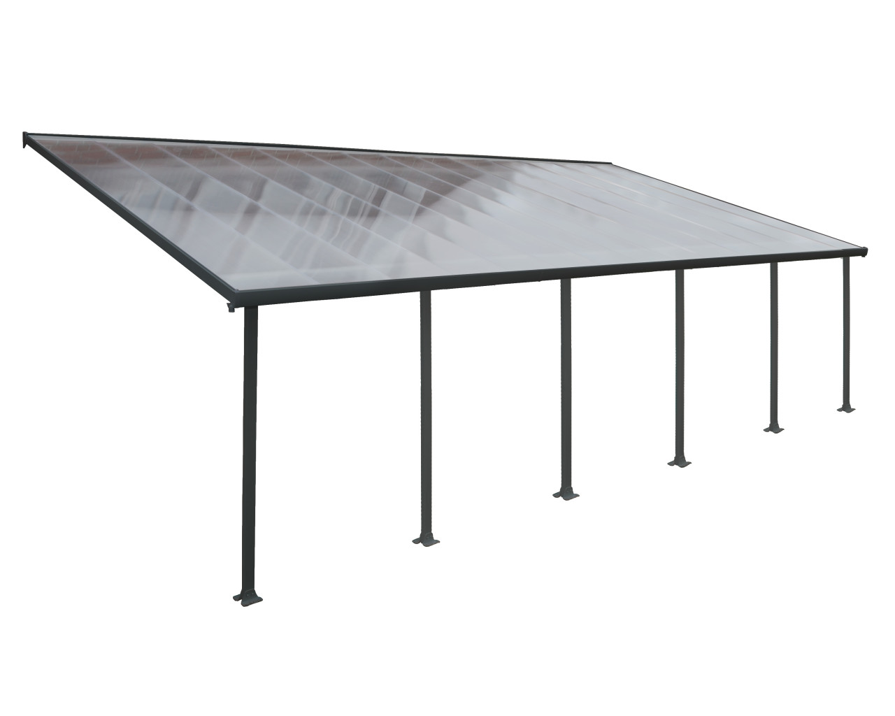 Canopia Terrassenüberdachung Feria 400 x 850 cm anthrazit