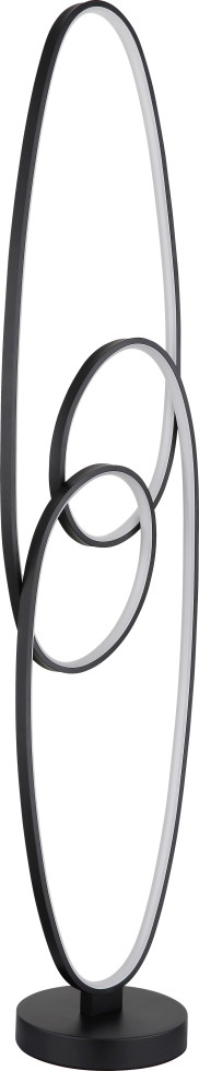 Globo Stehleuchte Spira 122 cm schwarz warmweiß