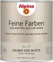 Alpina Feine Farben Lack No. 07 Zauber der Wüste - sandbeige 750 ml