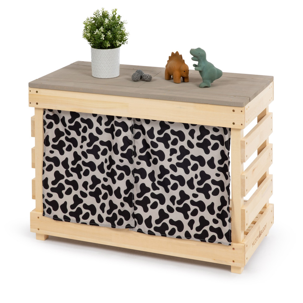 MUDDY BUDDY Matschtisch Little Leo natur-warmgrau