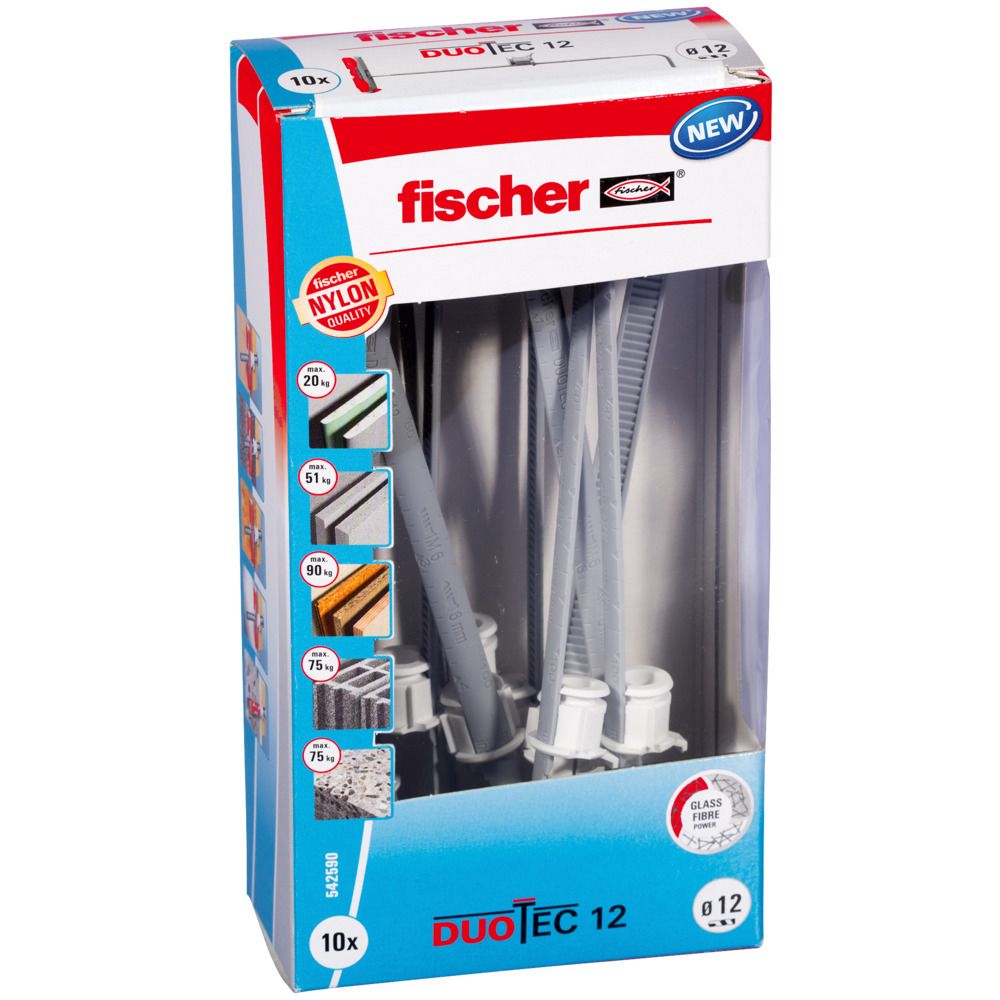 Fischer Universaldübel DuoTec 12 2K - 12 mm x 46 mm - Kunststoff - Image 4