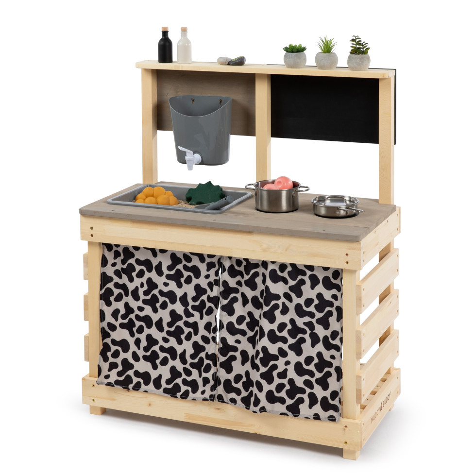 MUDDY BUDDY Matschküche Big Leo natur-warmgrau