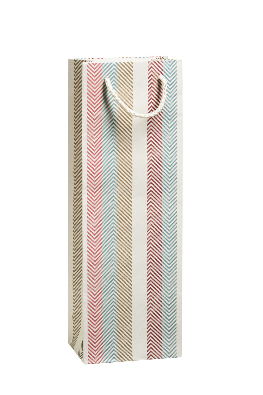 Duni Geschenktragetasche Stripy 12 x 36 cm