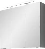 Primaster Spiegelschrank Düsseldorf 80 cm quarzgrau