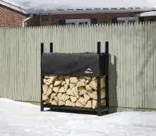ShelterLogic Kaminholzregal 120 x 36 x 119 cm Tragelast 1000 kg