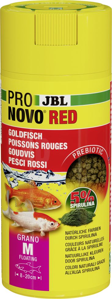JBL Fischfutter Pronovo RedGrano M Fischfuttergranulat 250 ml