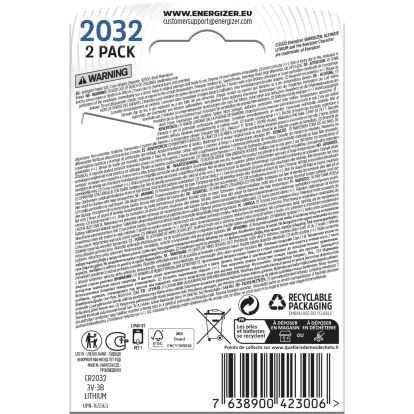 Energizer Hochleistungsbatterien – 2er Pack – Lange Haltbarkeit & Stabile Power Für Geräte