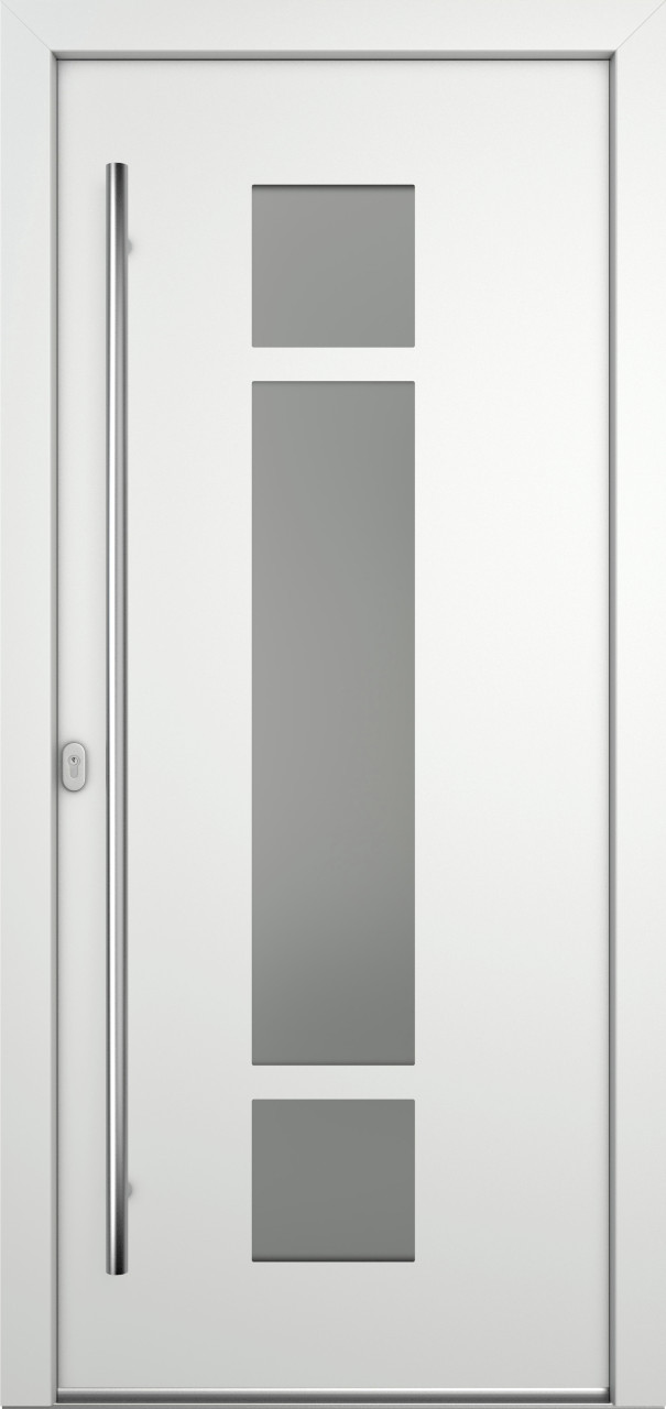 Meeth Haustür Genius PVC Modell 102 DIN Links weiß