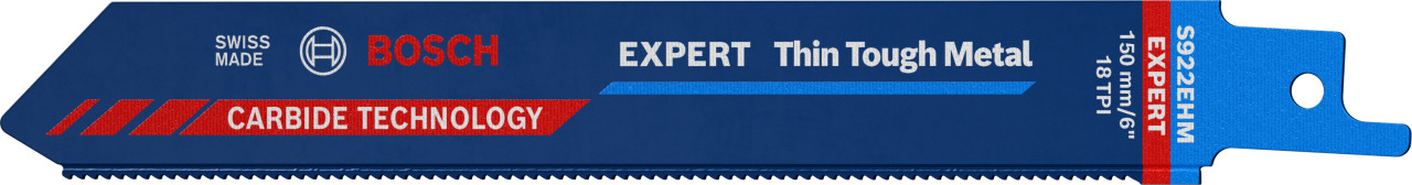 Bosch EXPERT Thin Tough Metal Säbelsägeblatt S922EHM