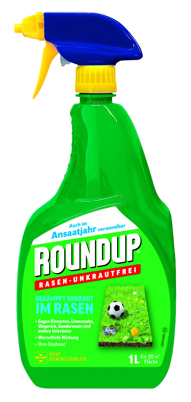 Roundup Rasen-Unkrautfrei AF 1 L im Ansaatjahr verwendbar GLO688501999