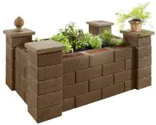 Kann Hochbeet-Set 5 Garten 230 x 150 x 85 cm braun