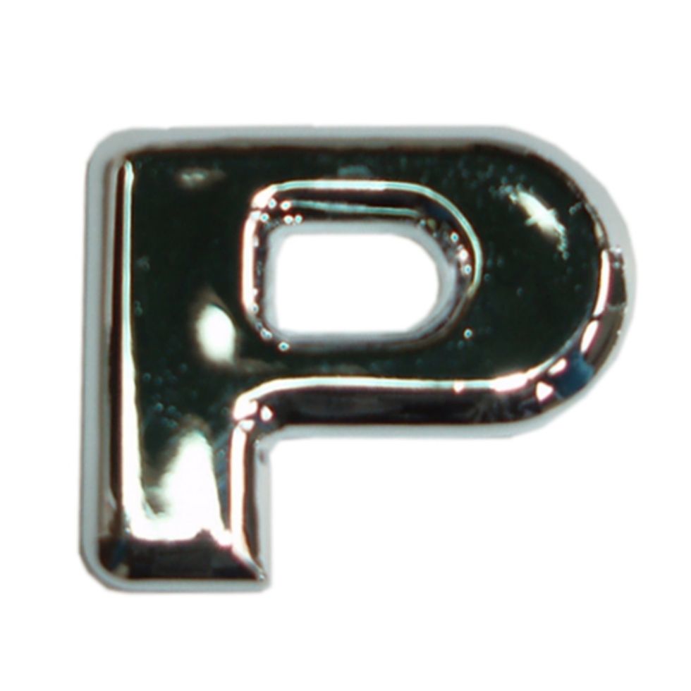 Hermann Schütz 3D-Relief-Chrome-Buchstabe P 25x35mm GLO680201465