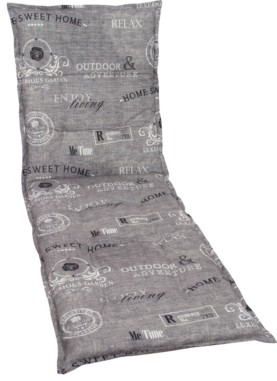 GO-DE Liegenauflage 190 x 60 x 6 cm grau